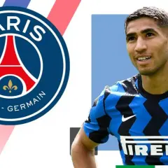 Achraf Hakimi, einst bei Inter Mailand, nun bei Paris Saint-Germain.
