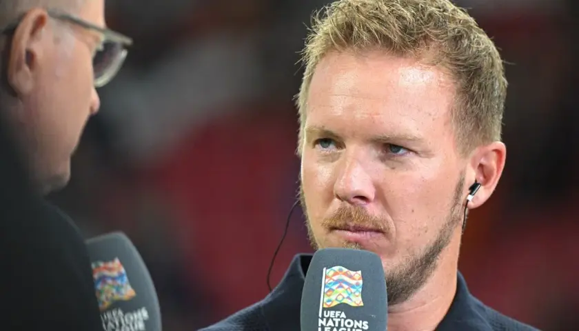 Julian Nagelsmann im Interview nach Spielen seiner bisherigen Trainerstationen.