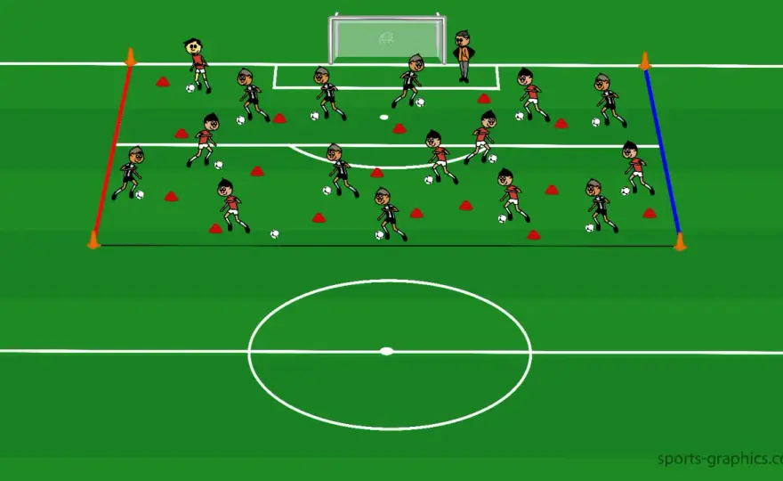 F-Jugend Trainingsplan - Ballkontakte & Spaß für U8/U9