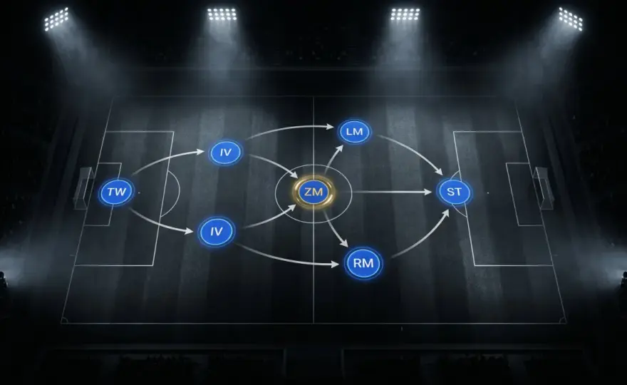 Fußball-Formation - Wähle die beste Taktik für dein Team