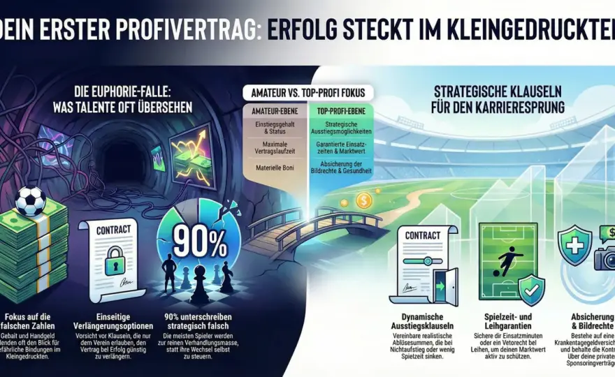 Spielervertrag Fußball - Was wirklich zählt vor der Unterschrift?